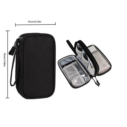 Portable Travel Organizer for Digital Accessories