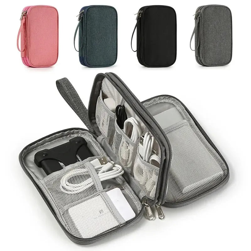 Portable Travel Organizer for Digital Accessories