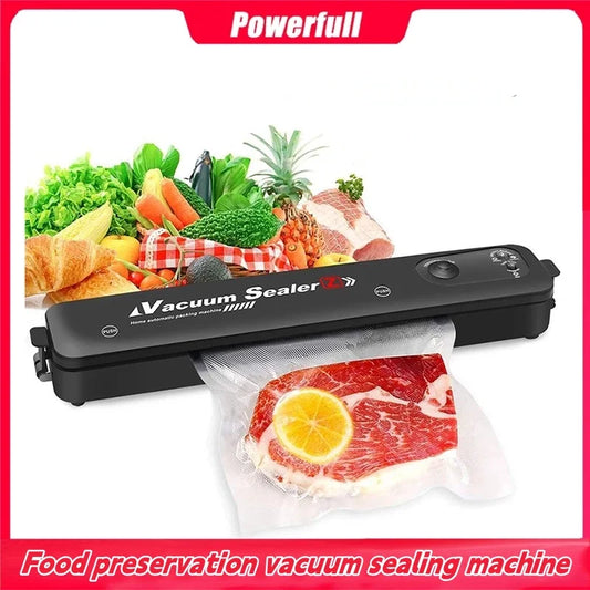 Efficient Black Vacuum Sealer for Food Preservation