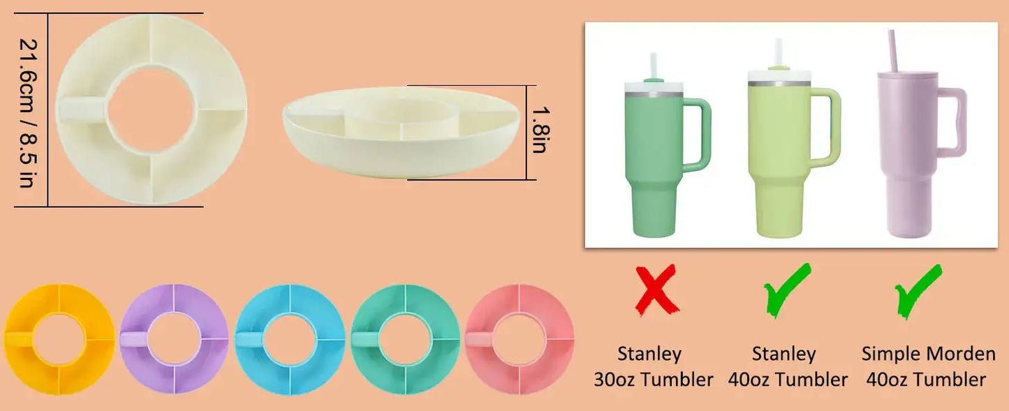 Fun and Functional Snack Bowl for Stanley Tumblers