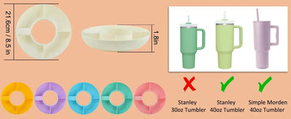 Fun and Functional Snack Bowl for Stanley Tumblers