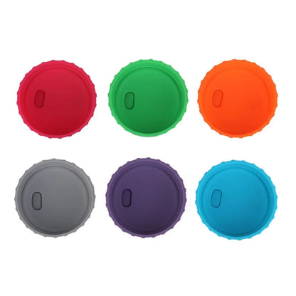 Versatile Silicone Soda Can Lids in Multiple Colors