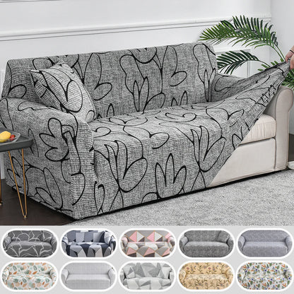 Stylish Floral Spandex Sofa Cover for Modern Homes