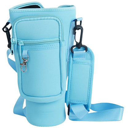 Stylish 40oz Water Bottle Carrier with Adjustable Strap