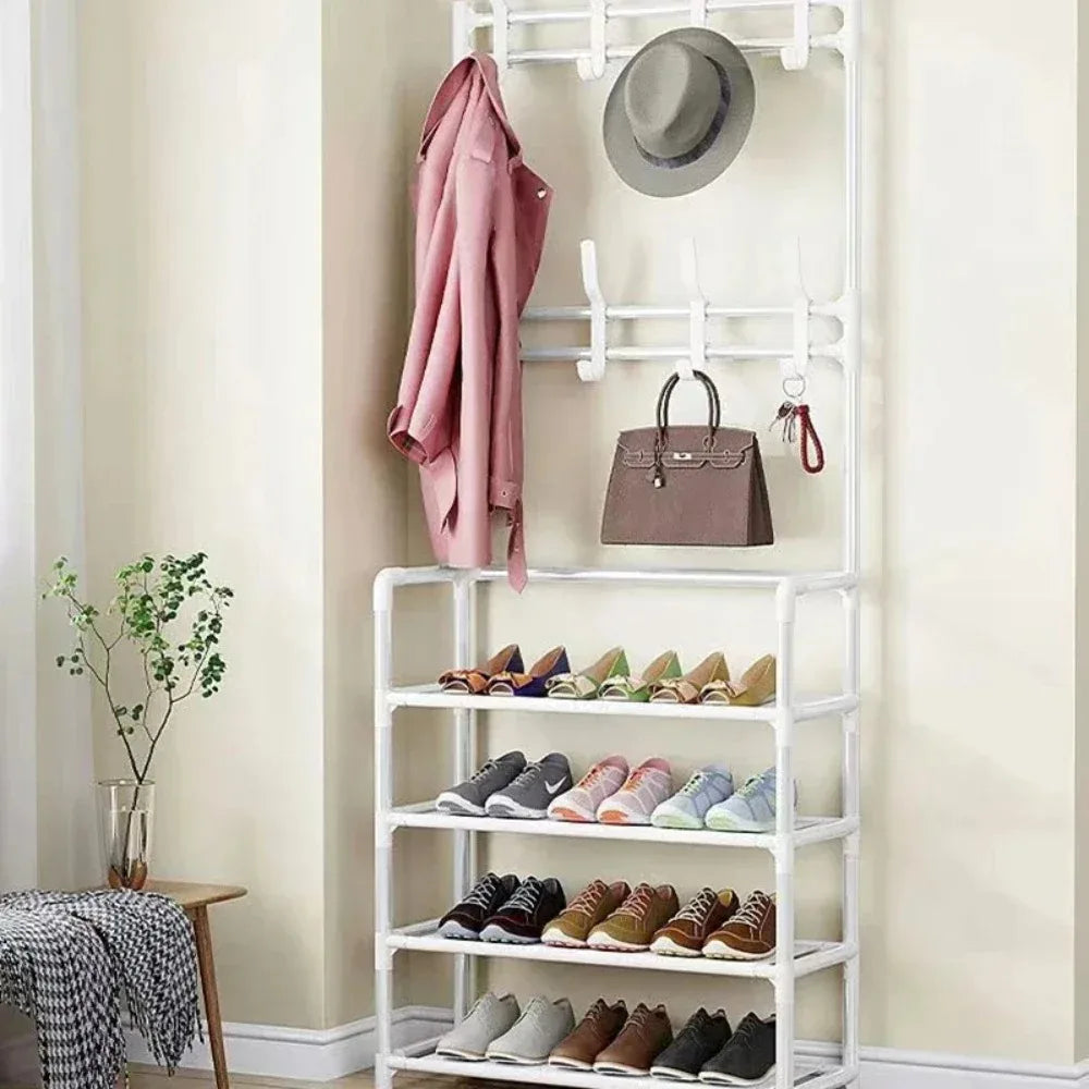 Versatile Multi-Layer Shoe and Hat Storage Rack