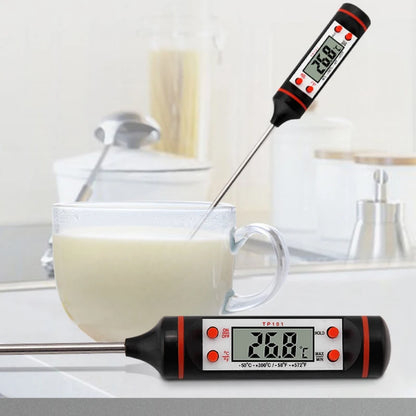 Digital Food Thermometer with LCD Display