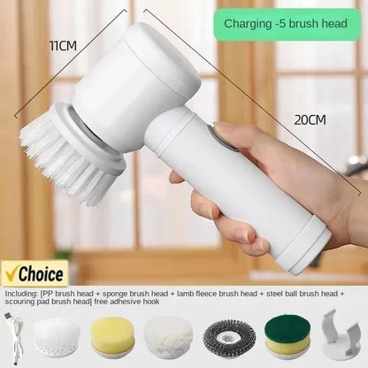 Rechargeable Electric Spin Cleaning Brush for Home