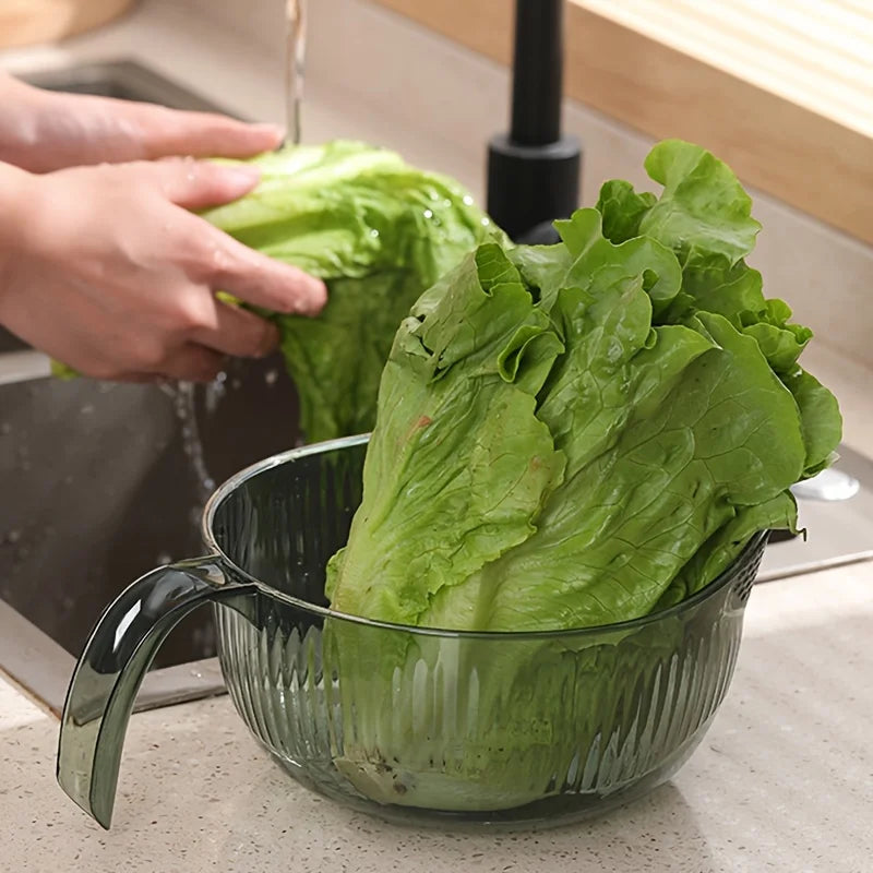 Multifunctional Plastic Colander for Easy Washing