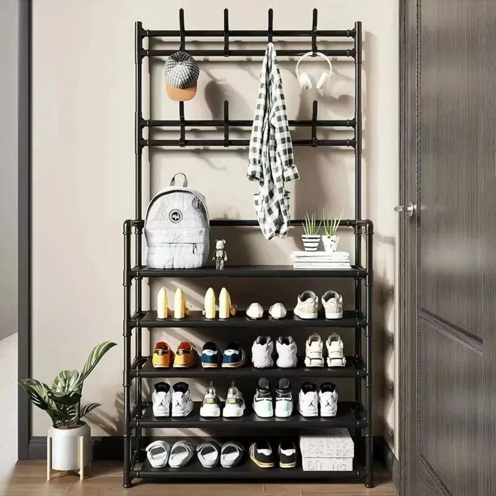 Versatile Multi-Layer Shoe and Hat Storage Rack