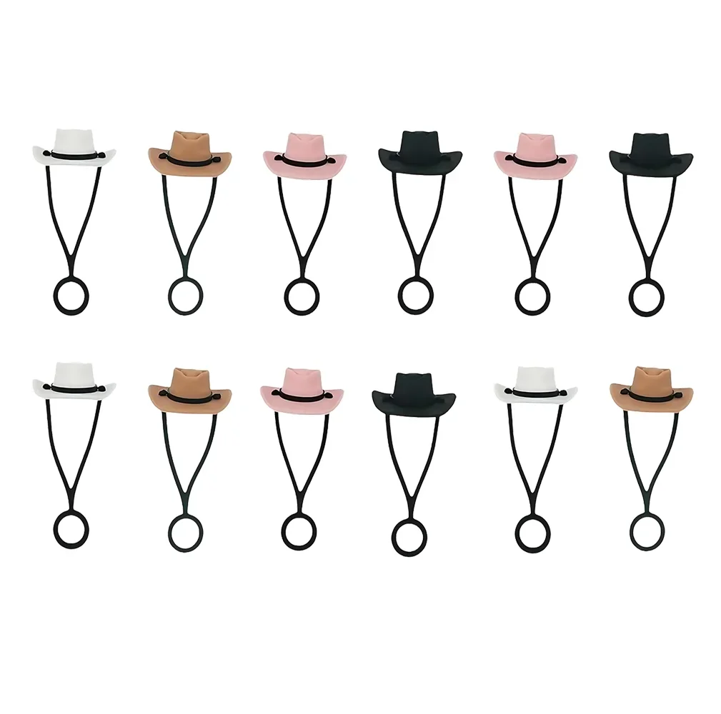 Charming Reusable Cowboy Hat Straw Caps in Various Sizes