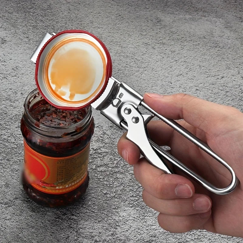 Versatile Stainless Steel Jar Opener for Effortless Access