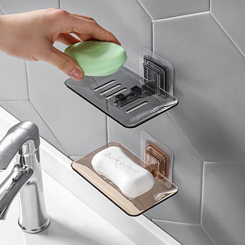 Versatile Wall-Mounted Soap Holder for Bathroom