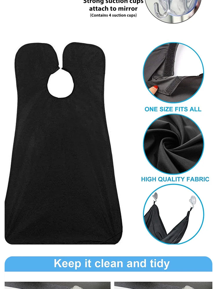 Versatile Beard Apron with Easy Disposal Design