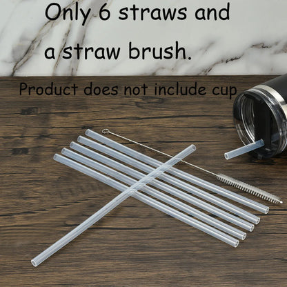 Reusable 12-Inch Straws for Stanley 40oz Tumblers - 6 Pack