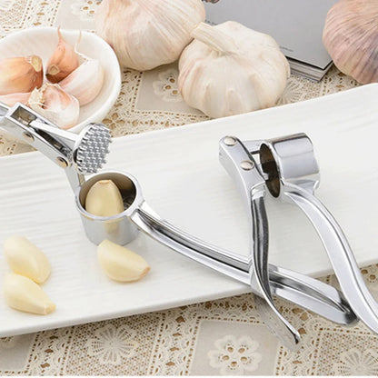 Stainless Steel Garlic Press - Effortless Crushing Tool