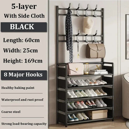 Versatile Multi-Layer Shoe and Hat Storage Rack