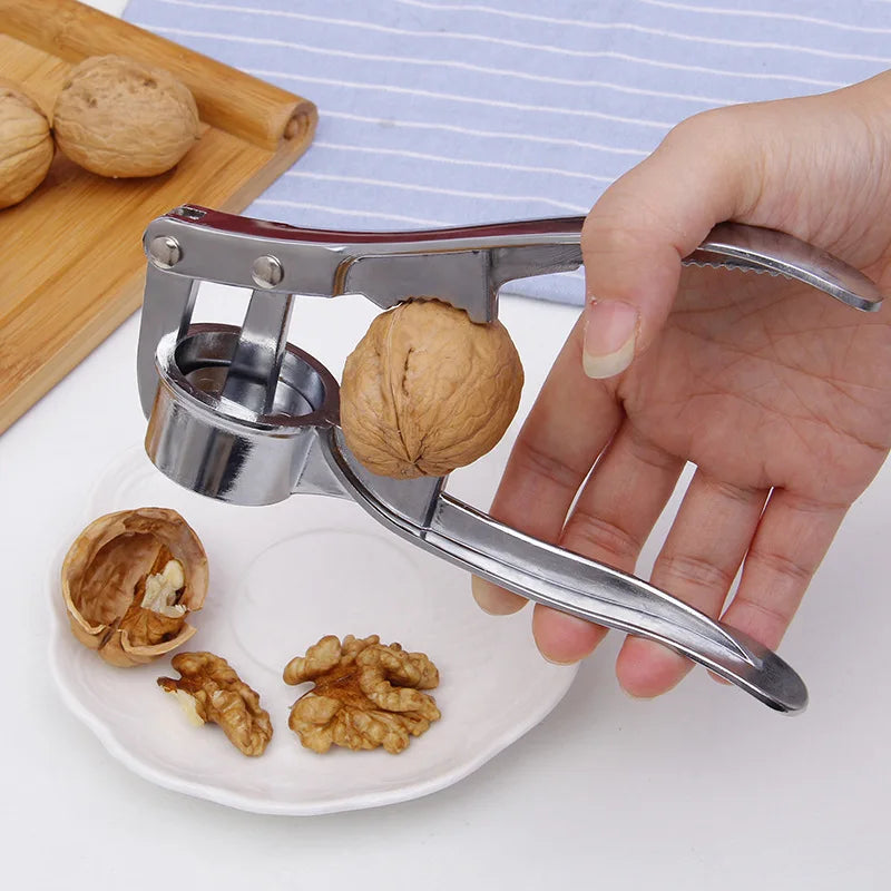 Stainless Steel Garlic Press - Effortless Crushing Tool