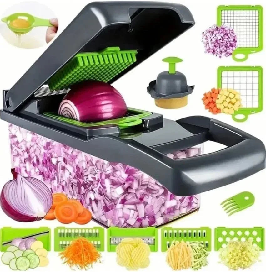 Versatile 16-in-1 Vegetable Chopper and Slicer