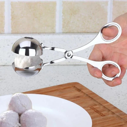 Versatile Stainless Steel Meatball Maker with Multiple Sizes