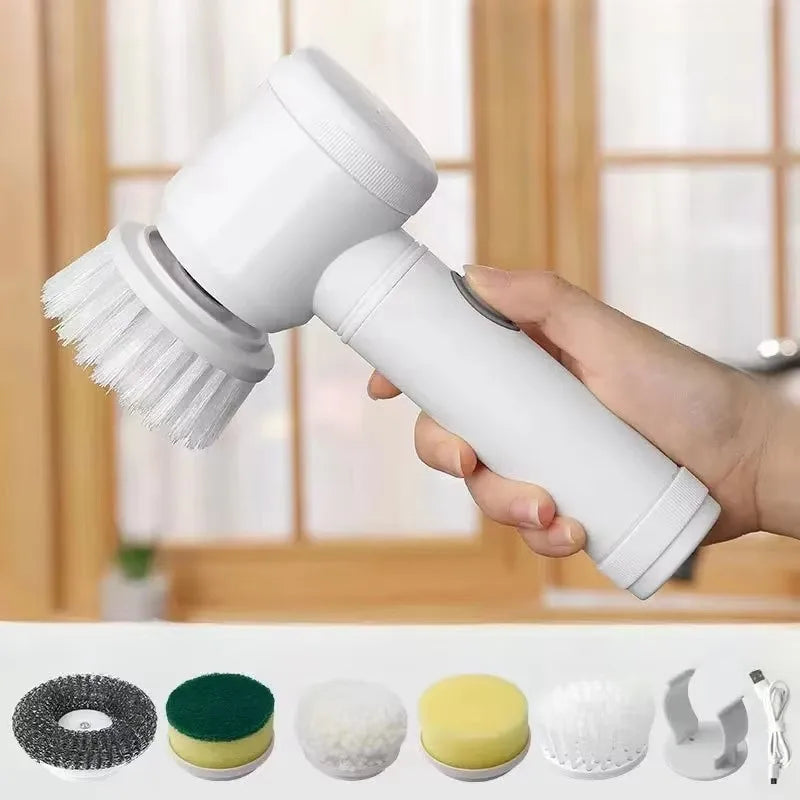 Rechargeable Electric Spin Cleaning Brush for Home