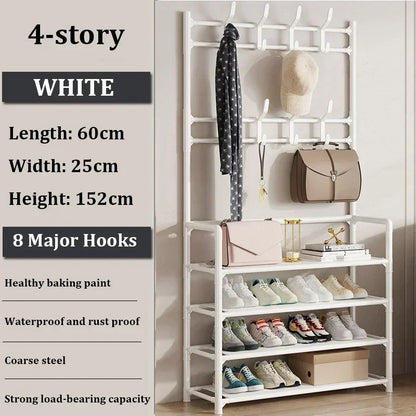 Versatile Multi-Layer Shoe and Hat Storage Rack