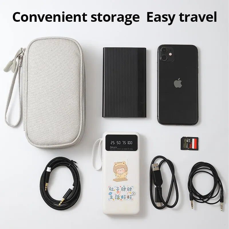 Portable Travel Organizer for Digital Accessories