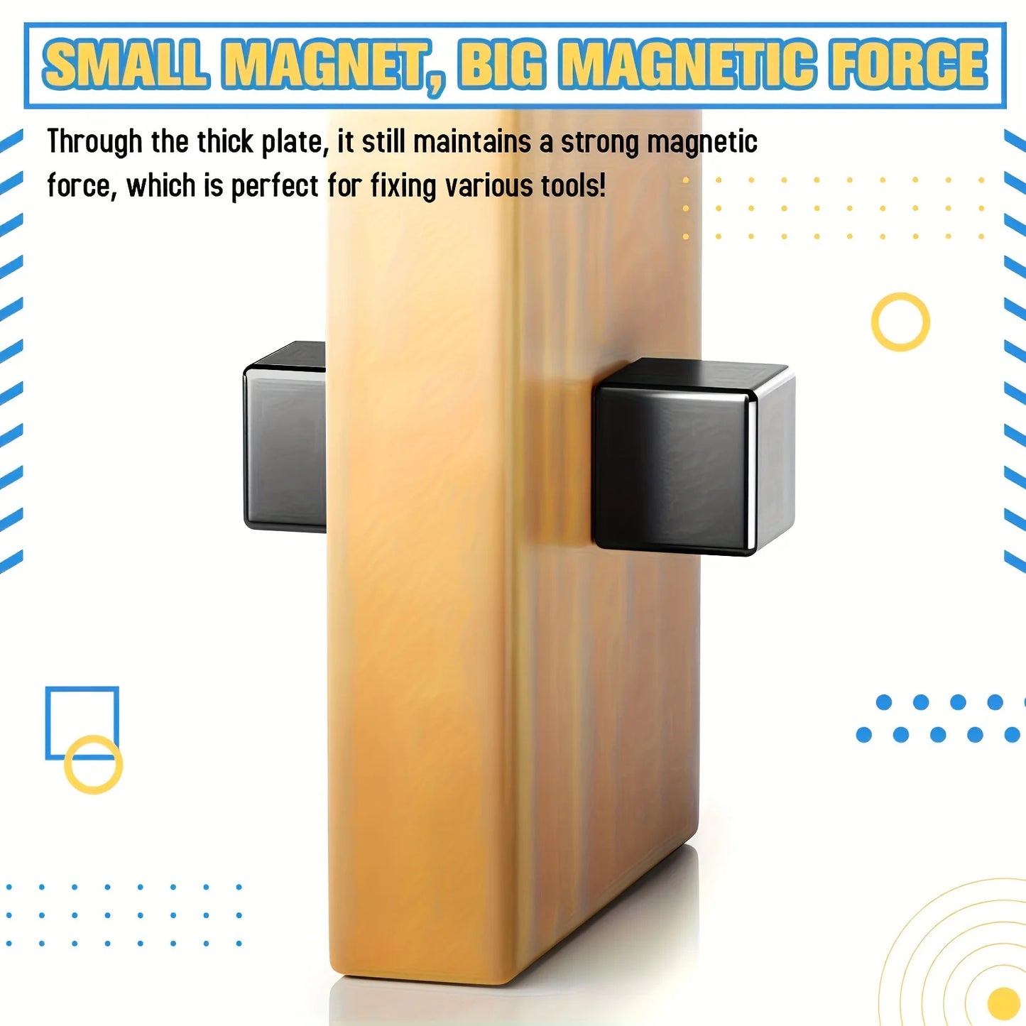 Versatile Neodymium Magnet Set for Home and Office Use