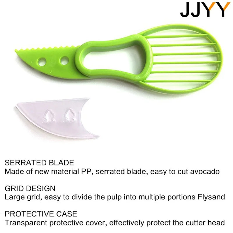 Versatile 3-in-1 Avocado Slicer for Kitchen