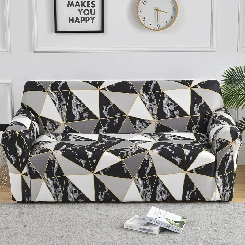 Stylish Floral Spandex Sofa Cover for Modern Homes