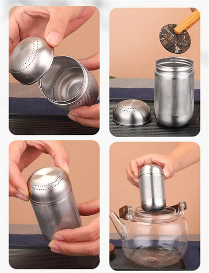 Premium Stainless Steel Tea Infuser for Perfect Brewing