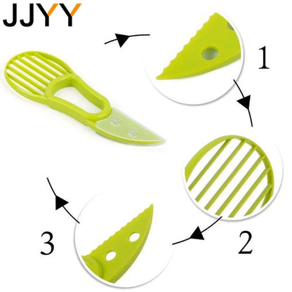 Versatile 3-in-1 Avocado Slicer for Kitchen