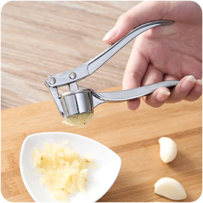 Stainless Steel Garlic Press - Effortless Crushing Tool