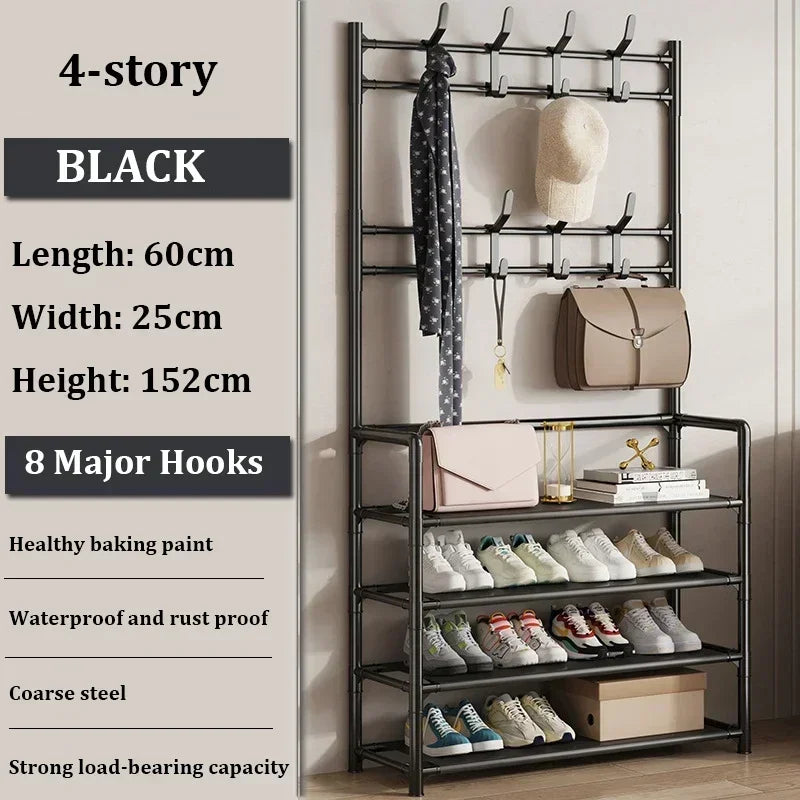 Versatile Multi-Layer Shoe and Hat Storage Rack