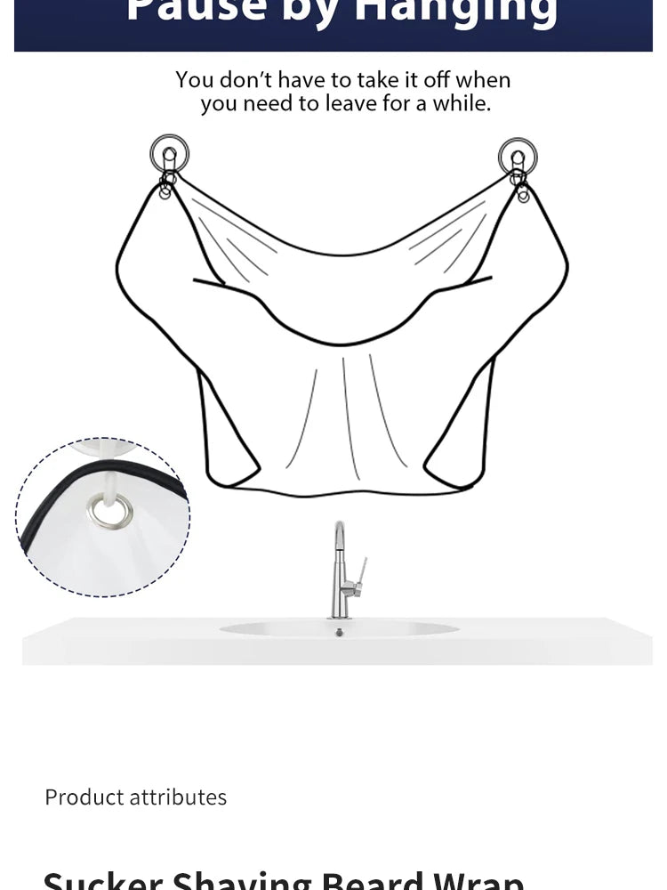 Versatile Beard Apron with Easy Disposal Design