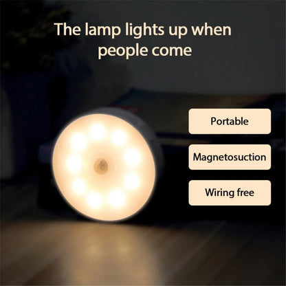 Smart LED Nightlight with Human Motion Sensor and USB Charging