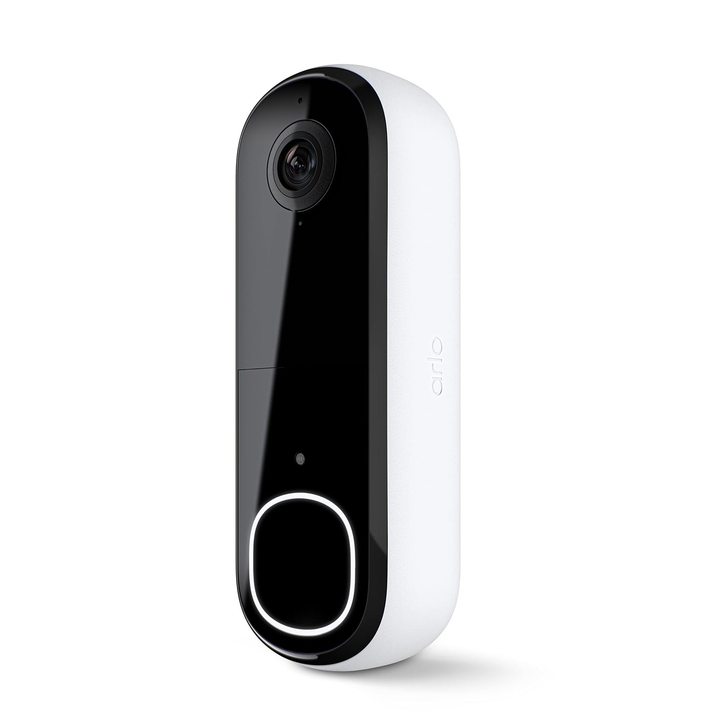 Arlo Video Doorbell 2K (2nd Generation) – Battery Operated or Wired Doorbell, Smart Wi-Fi, Two-Way Audio, Night Vision, Security Camera, Surveillance, White – AVD4001