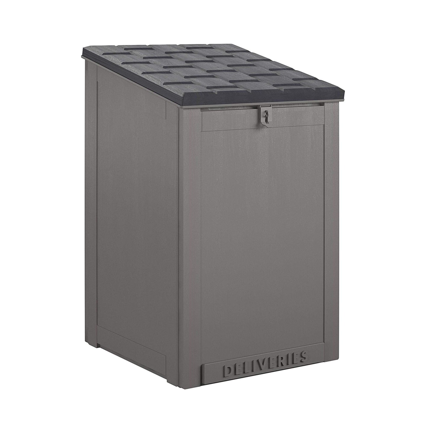 COSCO 88333BGY1E BoxGuard Large Lockable Package Delivery and Storage Box, 6.3 Cubic feet, Black/Grey